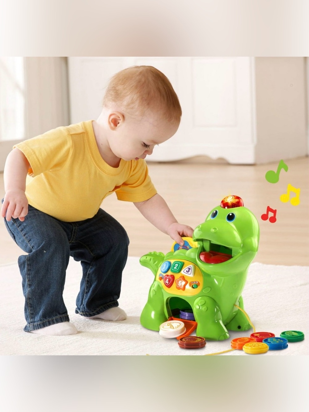 Vtech Chomp & Count Dino Toy - Green - Picture 7 of 11
